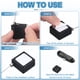 thumbnail image 4 of Uxcell Cable Retráctil de Control Remoto 3.3ft (1M) 5.29oz, 3PCS Lazo de Seguridad Ajustable con Tapa de Hierro para TVs y Tablets, 4 of 7