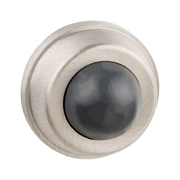 Sure-Loc Ds12 1" Wall Mounted Concave Bumper Door Stop - Nickel