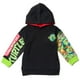 thumbnail image 1 of Sudadera con capucha Teenage Mutant Ninja Turtles para niños pequeños, negra de 7 a 8 años, 1 of 7