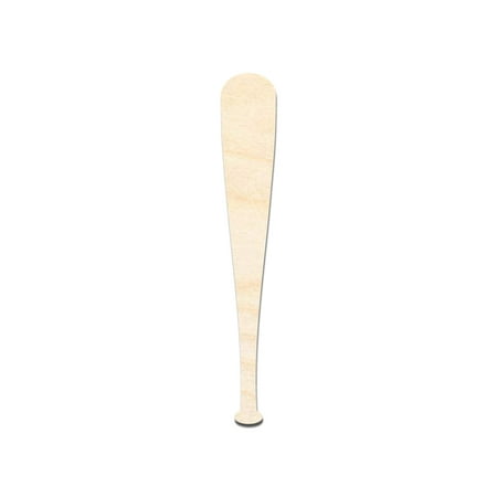 Bigger Better | Unfinished Wood Baseball Bat Shape | DIY Craft Cutout | 36" / 1/4"