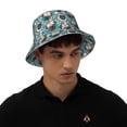 thumbnail image 4 of Balery PUG HEAD And Flower Sombreros para el sol para hombre y mujer, sombrero de pescador con UPF 50+, 4 of 6