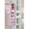 thumbnail image 5 of Delta Children 6-Shelf Hanging Storage Unit with 2 Drawers, Barely Pink, 5 of 5