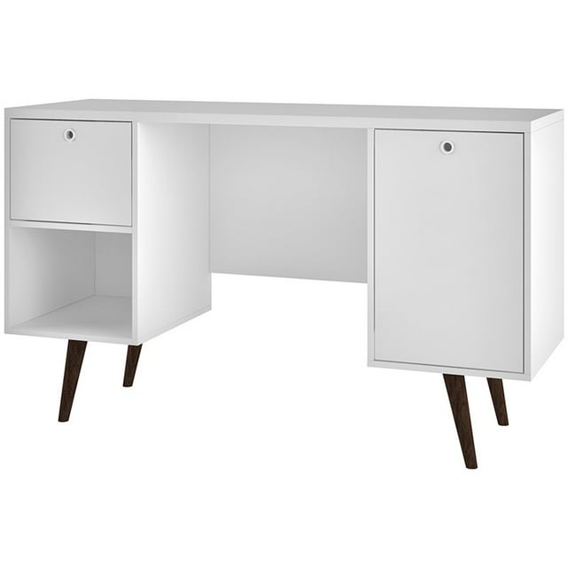 Manhattan Comfort Edgar Writing Desk in White