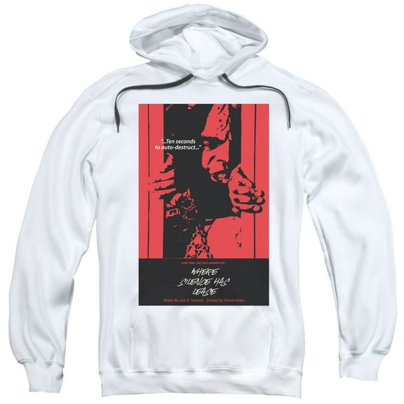 Star Trek Tng Season 2 Episode 2 Adult Pullover Hoodie Sweatshirt White