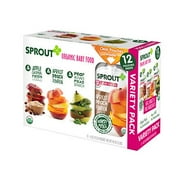 Sprout Organic Baby Food Variety Pack; 12 ct./4 oz. - (Baby Formula)