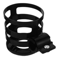 Supvox Bike Cup Holder Handlebar Black Plastic Multi-purpose Water Holder for Cycling 1Pcs