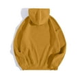 thumbnail image 6 of Bloomae Fashion Hoodie Sweatsuits for Women Trendy Oversized Long Sleeve Hooded Pullover Sweatshirts and Loose Comfy Jogger Sweat Pants Two Piece Outfit Loungewear Sets with Pockets Yellow S, 6 of 7