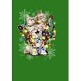 thumbnail image 2 of Men's Lost Gods Kitten Lights  Sweatshirt Kelly Green Small, 2 of 4