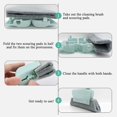 thumbnail image 3 of Window Crevice Cleaning Brush 3 Hand Brushes with Scrubbing Pad Kitchen and Bathroom Multi-Purpose Cleaning Tool, 3 of 5
