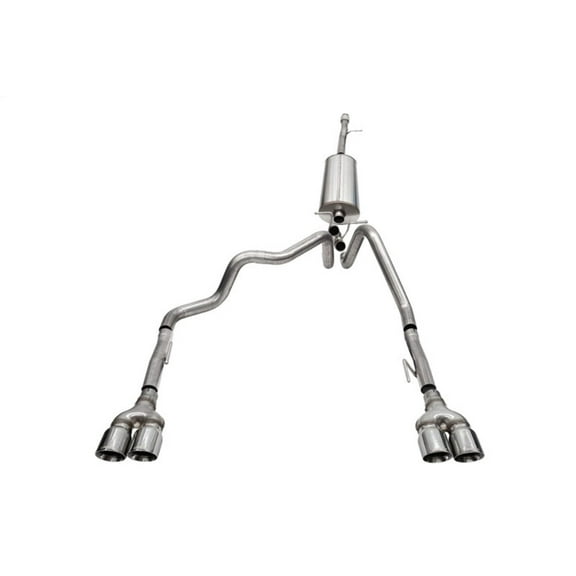 Corsa Performance 21199 Sport Cat Back Exhaust System Fits select: 2021 CHEVROLET SILVERADO, 2019-2020 CHEVROLET SILVERADO C1500 LT