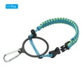 thumbnail image 3 of Uxcell Water Bottle Holder, Paracord Handle Strap Carrier Green Camo, Light Blue, 3 of 5