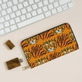 thumbnail image 6 of Tiger Wallet Women, Leather Bifold Multi Card Wallet, Women's Wallets, Long Purse, 6 of 7