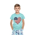 thumbnail image 3 of ZACPNCV Flag Shirt for Toddler Kids Boys Girls USA Flag Heart Graphic T-Shirt 4th of July Shirt Patriotic Tee Tops Blue 3-4 Years, 3 of 8