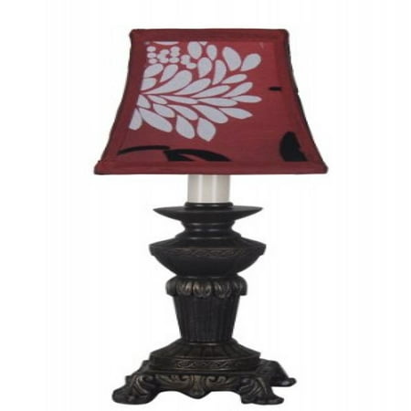 Catalina 18559 000 Decorative Accent Lamp With Tuscan Red Pattern Catalina 18559 000 Decorative Accent Lamp With Tuscan Red Pattern Shade 12 Inch