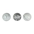 thumbnail image 1 of 3 Piece Swirling Marble Finish Resin Decor Ball Set 4 Inch, 1 of 4