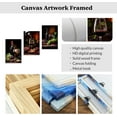 thumbnail image 5 of ZHONGYUTONG Kitchen Wall Art Set of 3 Red Wine Pictures Wall Decor Grape Wine Painting Restaurant Dining Room Bar Canvas Print Artwork Framed (11"x14"x3PCS), 5 of 6