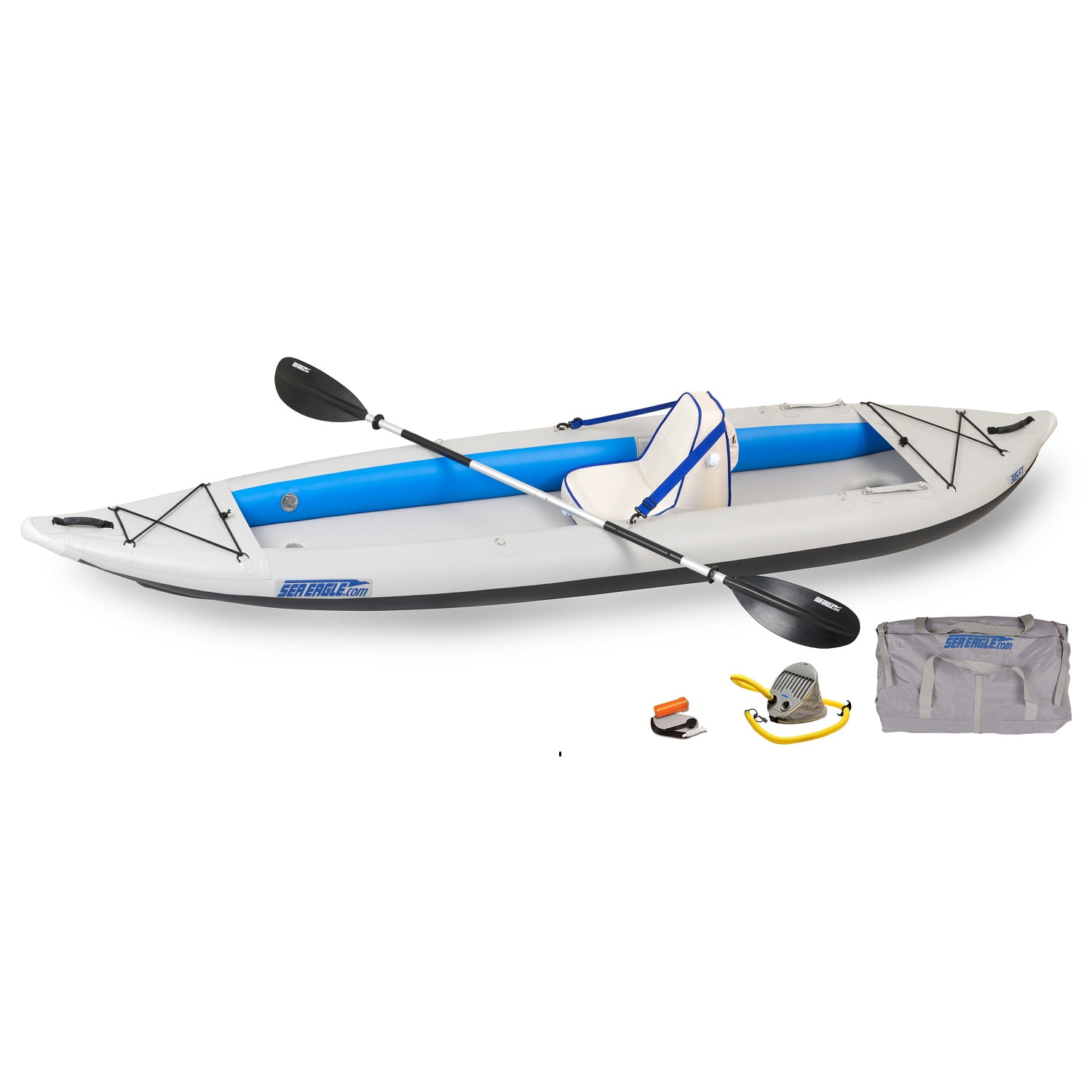 Sea Eagle FastTrack 385FTK Inflatable Kayak Deluxe Solo