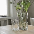 thumbnail image 3 of BIDK Home Rectangular Abstract Glass Vase - 12.25" - Clear, 3 of 4