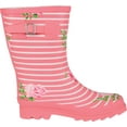 thumbnail image 4 of Women's Journee Collection Seattle Mid Calf Rain Boot Pink Rubber 6.5 M, 4 of 5