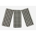 thumbnail image 2 of Serafina Home Farmhouse Fall Kitchen Dish Towels Set: Natural Autumn Brown And White Gingham On Cotton Flat Weave, 2 of 3
