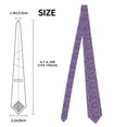 thumbnail image 3 of Yiaed Watercolor Butterflies Print Men's Ties Silk Business Necktie for Husband Father Valentine's day Father's Day Gift, 3 of 7