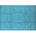 thumbnail image 1 of Ahgly Company Indoor Rectangle Oriental Light Blue Industrial Area Rugs, 4' x 6', 1 of 4