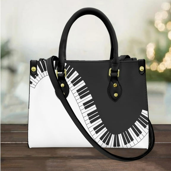 Cross Body Bags Female Piano Keys Designer Girls Leather Shoulder Bag Music Style Elegant Party Totes HandBags for Women