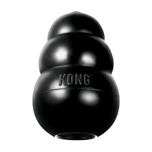 KONG Extreme Rubber Dog Toy, Extra Large, Black