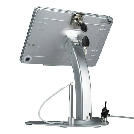 CTA Digital - Dual Security Kiosk Stand with Locking Case and Cable for iPad 10.2-Inch 7th Generation