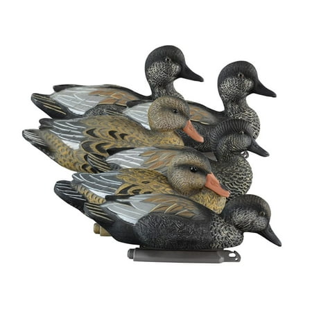 Higdon Standard Gadwall Foam Filled Duck Decoys - 6 Pack