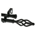 thumbnail image 2 of Central Design 4741-662 0.812 in. Dia. Vinci Double Curtain Rod, Black - 66-120 in., 2 of 2