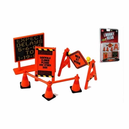 Road Sign Set 24th Scale Shop Tools Phoenix Toys