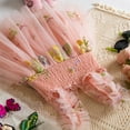 thumbnail image 6 of WOYY Newborn Girls Flower Embroidery Tulle Dress Party Princess Dress with Wing, Sizes 6M-5T, 6 of 8