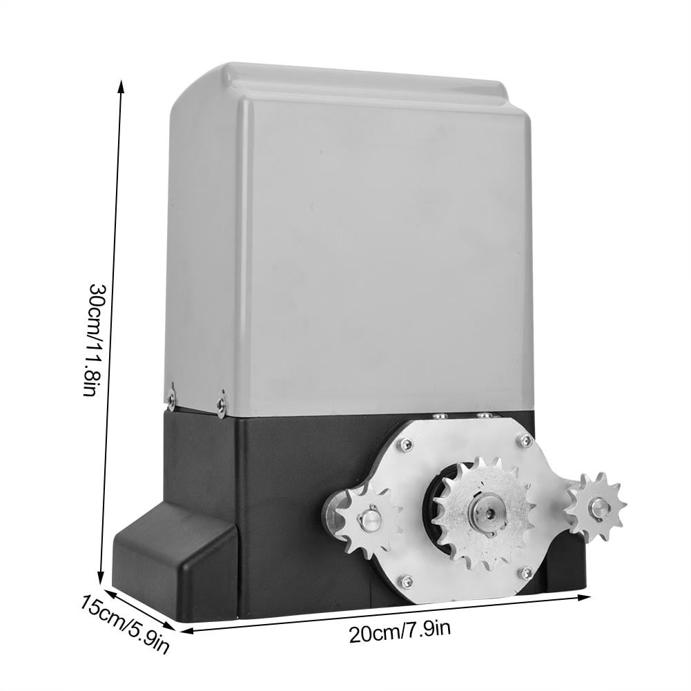 HERCHR Sliding Gate Opener, Automatic Chain Sliding Gate Opener Roller
