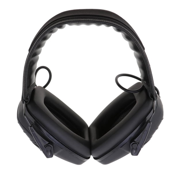 Orejeras de reducción de ruido de protección para de tiro de TB11-010 negro kusrkot Orejeras de caza plegables
