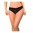 thumbnail image 2 of Tanga Secret Treasures Talla EG Encaje Floral Negro, 2 of 3