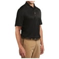 thumbnail image 4 of Yellow Rooster Men's Tall Dri-Mesh Male Polo Black LT, 4 of 6