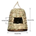 thumbnail image 5 of Bird Nest Grass Woven Bird House for Outside Natural Fiber Bird Hideaway Small Nest Parrot Nest Swallows House, 5 of 9