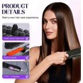 thumbnail image 2 of Cepillo alisador de pelo inalámbrico 2 en 1 con calentamiento rápido para todo tipo de cabello, color rosa., 2 of 5