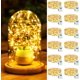 thumbnail image 1 of [12 envases 3 modos] suministro de energía de la batería de lámparas de serie pequeñas LED 2M 202 ip65 impermeable de plata mini lámparas de hadas en interiores y exteriores para latas,navidad,fiestas, 1 of 7