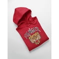 thumbnail image 3 of Big Cat Slogan Hoodie Women -Image by Shutterstock, Female Large, 3 of 4