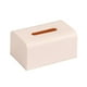 thumbnail image 4 of Caja dispensadora de pañuelos Caja de pañuelos Adornos de escritorio Cubierta de caja de pañuelos extraíble para Rosa pequeña, 4 of 9