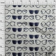 thumbnail image 2 of oneOone Cotton Silk Off White Fabric Goggles Fashion Diy Clothing Quilting Fabric Print Fabric By Yard 42 Inch Wide, 2 of 4