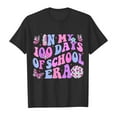 thumbnail image 3 of WOYY 100 Days of School Shirt for Kids Girls Child Short Sleeved T-Shirt Soft Graphic Tee, 3 of 3