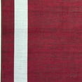 thumbnail image 2 of Playa Rug Machine Washable Area Rug With Non Slip Backing - Stain Resistant - Eco Friendly - Family and Pet Friendly - Everest Geometric Modern Bordered Burgundy&Creme Design 2'2''x6', 2 of 8