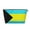 Gold, variant on Bahamas Flag Purse Organizer Handbags Totes Leather Zipper Printing Bag For Women Travel Toiletry Bag