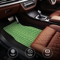 thumbnail image 4 of Xecao Cactus Print Car Foot Mat Set of 4 Pieces Neoprene All-Weather Dust-Proof Stain-resistantCar Interior Decorative mats Non-Slip Mats, 4 of 6