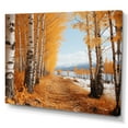 thumbnail image 2 of Designart "Maple Leaf Autumnal Tints " Landscapes Canvas Wall Art, 2 of 5