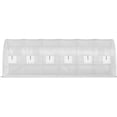 thumbnail image 3 of Galvanized Steel Walk-in Greenhouse Kit, 20x10x7 ft, Includes 2 Zippered Doors, 12 Roll-up Windows & Diagonal Poles for Wind Resistance, 3 of 6