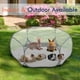 thumbnail image 5 of Corral para Mascotas Pawaboo para Animales Pequeños Impermeable con Estructura de Acero Gris, 5 of 8